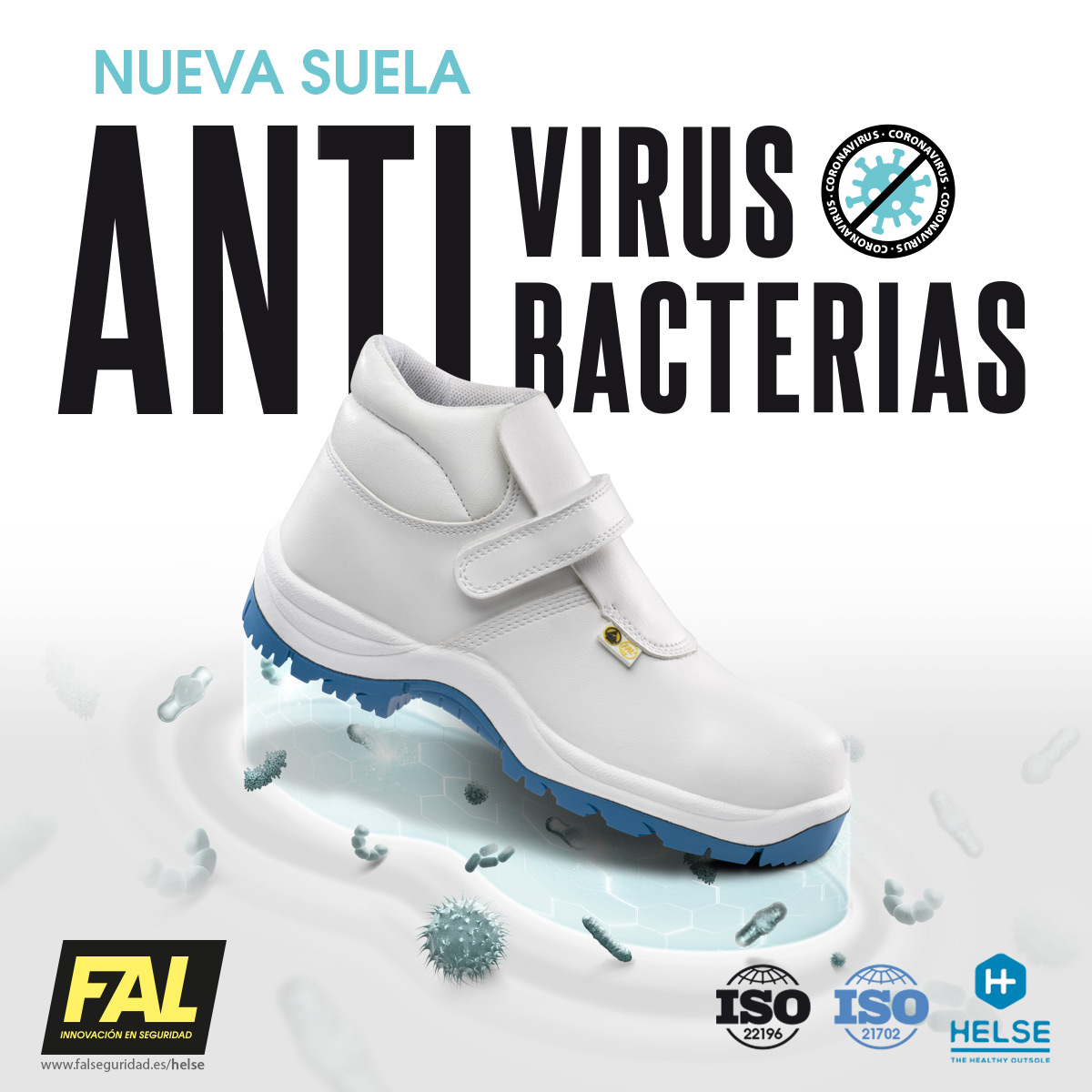 BOTA  ANTI-BACTERIAS Y ANTI-VIRUS PONIENTE